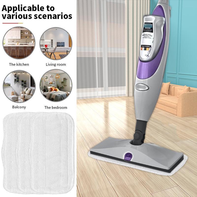 3 Pack Microfiber Mop Pads for Shark S3101 Steam Mop Replacement Covers