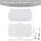 3 Pack Microfiber Mop Pads for Shark S3101 Steam Mop Replacement Covers
