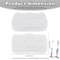 3 Pack Microfiber Mop Pads for Shark S3101 Steam Mop Replacement Covers