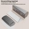 Ultra Narrow Magnetic Door Stopper No Drill Anti Collision Door Protector 5