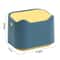 Compact Push Lid Desktop Wastebasket Odor Isolating Mini Trash Can For Pet Litter 8