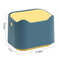 Compact Push Lid Desktop Wastebasket Odor Isolating Mini Trash Can For Pet Litter 8