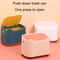 Compact Push Lid Desktop Wastebasket Odor Isolating Mini Trash Can For Pet Litter 4