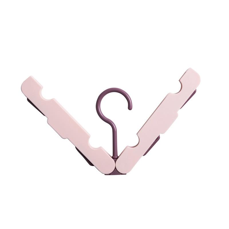 Foldable Travel Hanger Portable Anti Skid Windproof Clothes Hanger 9