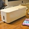 Anti Dust Cable Management Box With Wooden Lid Power Strip Organizer 3