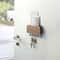No Drill Wall Key Hanger With Hooks And Shelf White Entryway Organizer 7