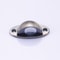 Invisible Stainless Steel Magnetic Door Stopper Bronze Floor Mount Holder