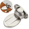 Invisible Stainless Steel Magnetic Door Stopper Bronze Floor Mount Holder