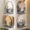 Pot Lid Organizer and Cutting Board Holder No Drill Wall Rack