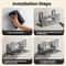 Pot Lid Organizer and Cutting Board Holder No Drill Wall Rack