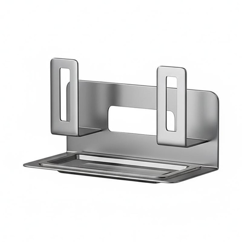 Pot Lid Organizer and Cutting Board Holder No Drill Wall Rack