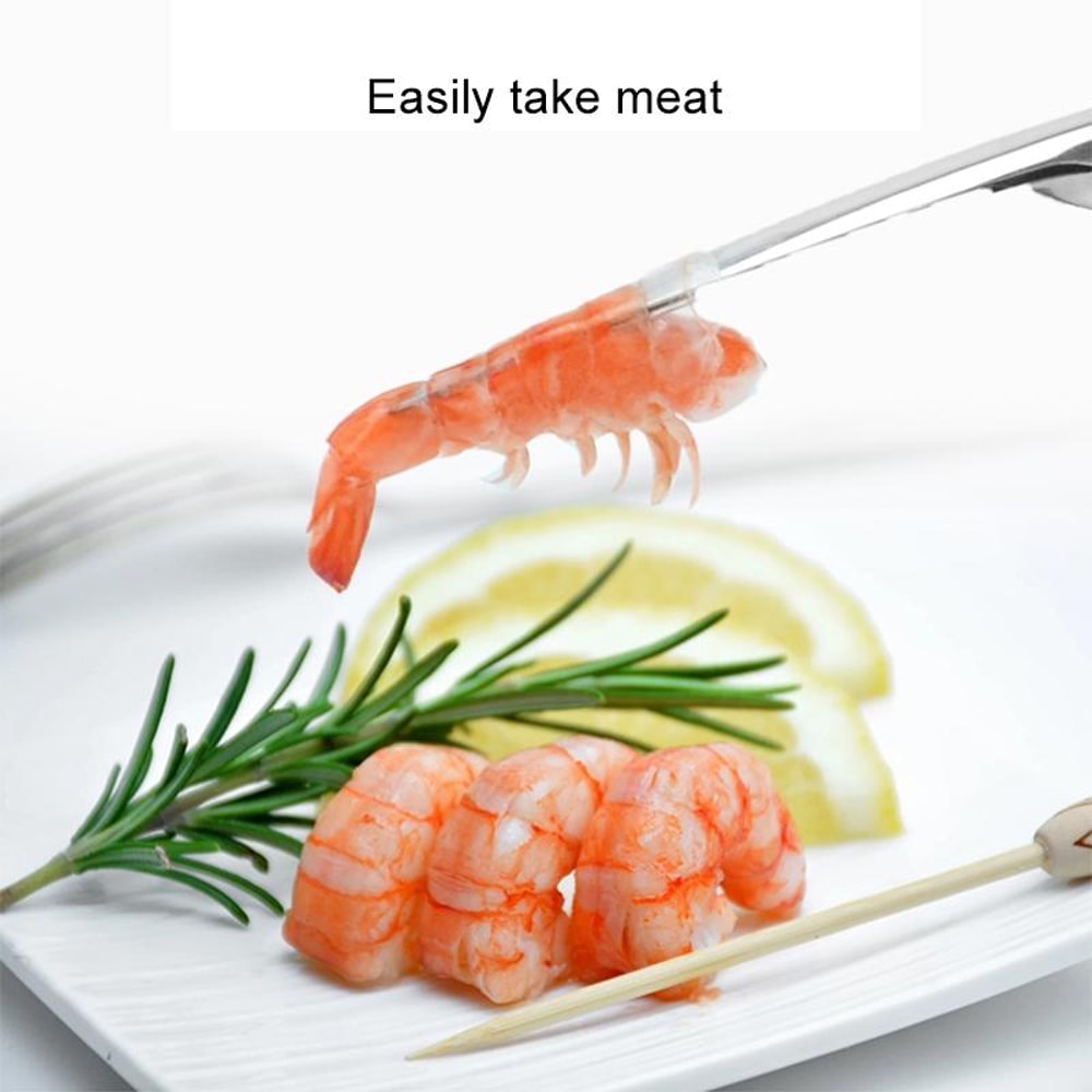 Stainless Steel Shrimp Shelling Tool and Seafood Shell Remover