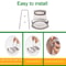 Stainless Steel Dish Rack with Removable Countertop Drainer Tray