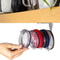 Self Adhesive Under Cabinet Tumbler Lid Organizer For Cup Lid Storage 1