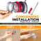 Self Adhesive Under Cabinet Tumbler Lid Organizer For Cup Lid Storage 3