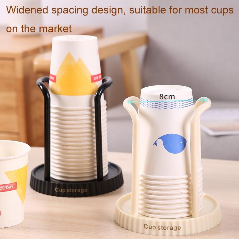 Disposable Cup Holder Countertop Paper Cup Dispenser For Coffee Stations 2