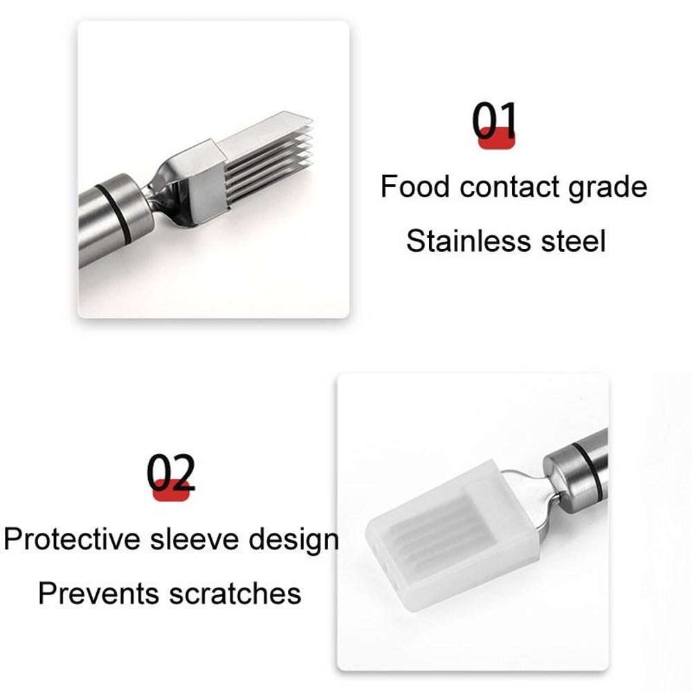 Stainless Steel Onion Slicer Multifunctional Vegetable Cutter 2