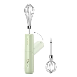 wireless double-head electric egg beater foldable handheld baking mixer