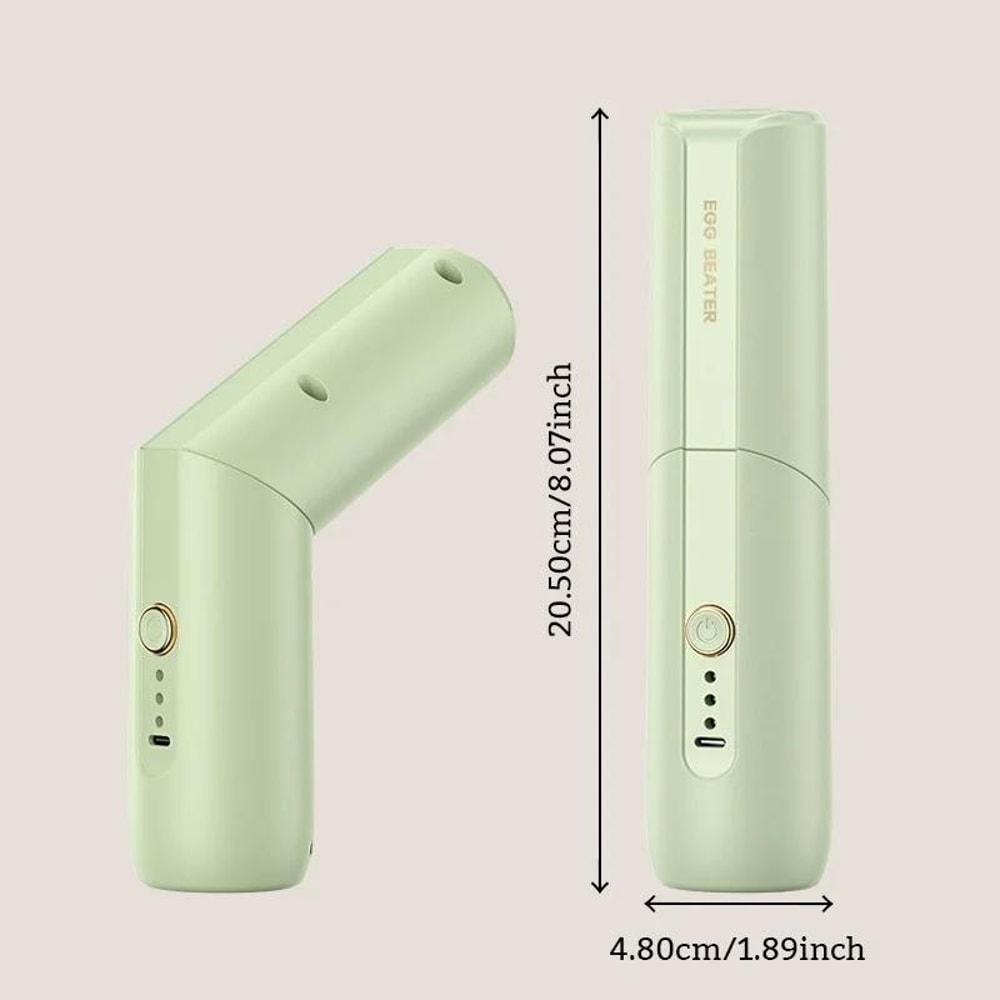 Wireless DoubleHead Electric Egg Beater Foldable Handheld Baking Mixer 3