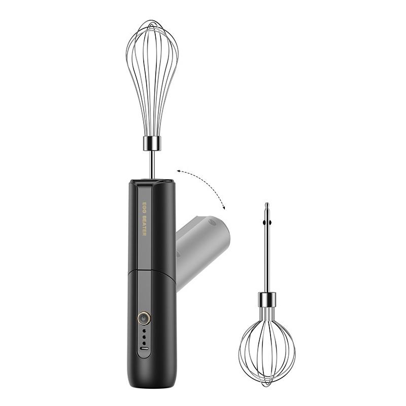 Wireless DoubleHead Electric Egg Beater Foldable Handheld Baking Mixer 12