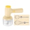 Cordless 2 In 1 Electric Garlic Chopper And Egg Beater Mixer 8