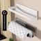 Magnetic Paper Towel Holder With Plastic Wrap Dispenser And Foil Organizer 1