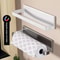 Magnetic Paper Towel Holder With Plastic Wrap Dispenser And Foil Organizer 1