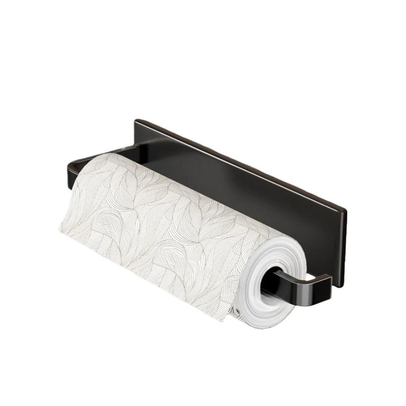 Magnetic Paper Towel Holder With Plastic Wrap Dispenser And Foil Organizer 7