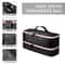 Double Layer Hair Tool Travel Bag For Dryer Curling Iron And Straightener 2