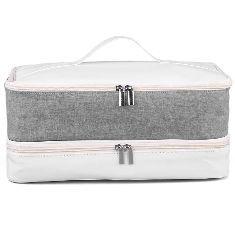 Double Layer Hair Tool Travel Bag For Dryer Curling Iron And Straightener 6