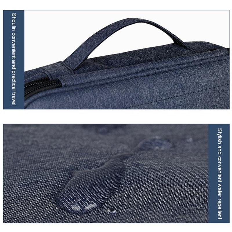 Waterproof IPad Storage Bag Nylon Travel Cable Organizer Case 5