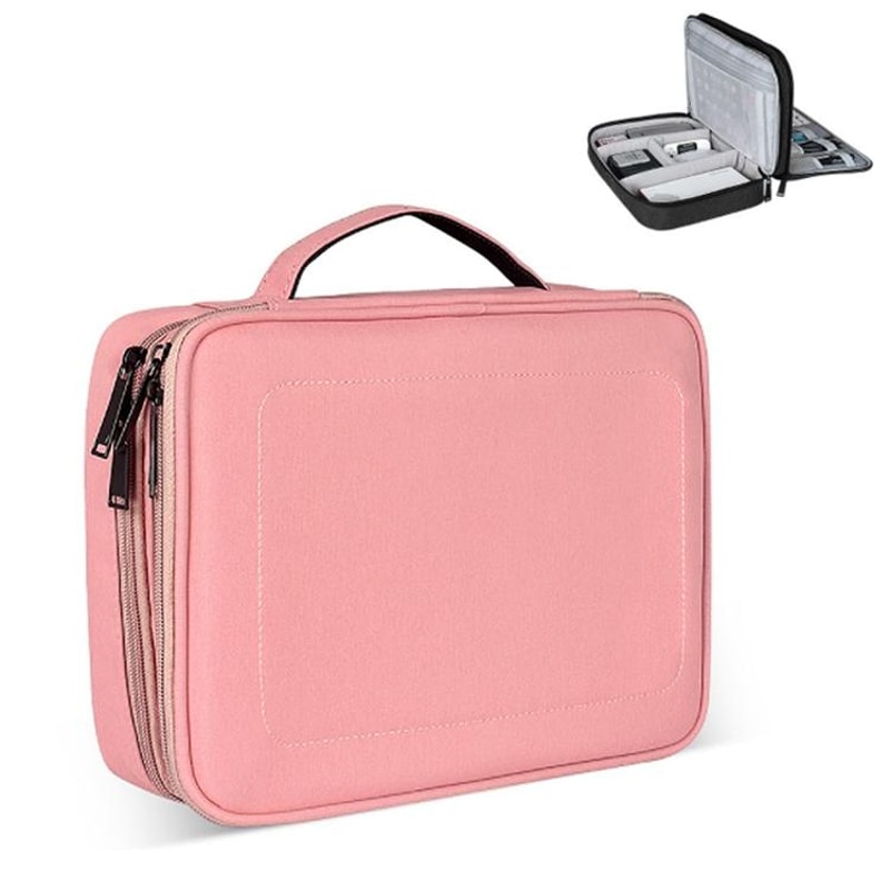 Waterproof IPad Storage Bag Nylon Travel Cable Organizer Case 9