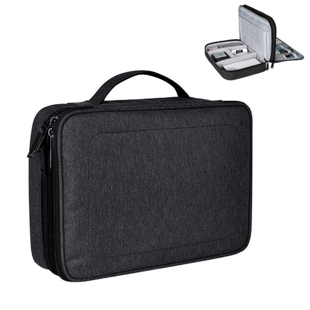 Waterproof IPad Storage Bag Nylon Travel Cable Organizer Case 8