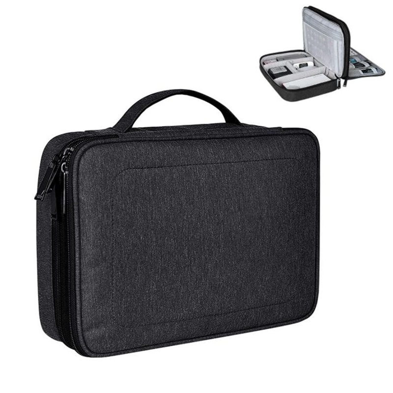 Waterproof IPad Storage Bag Nylon Travel Cable Organizer Case 8