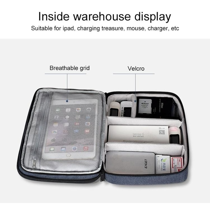 Waterproof Bag Nylon Tablet Travel Organizer Case 4