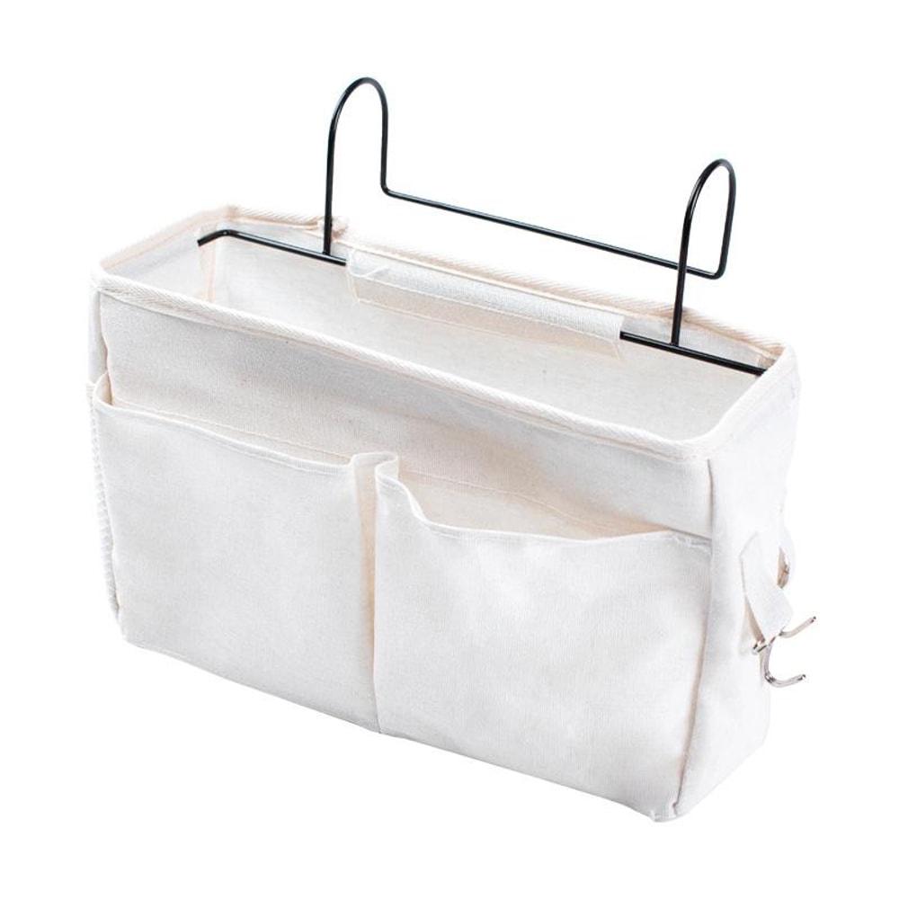 Bedside Hanging Storage Bag For Dorm Beds Phones And Small Essentials 1