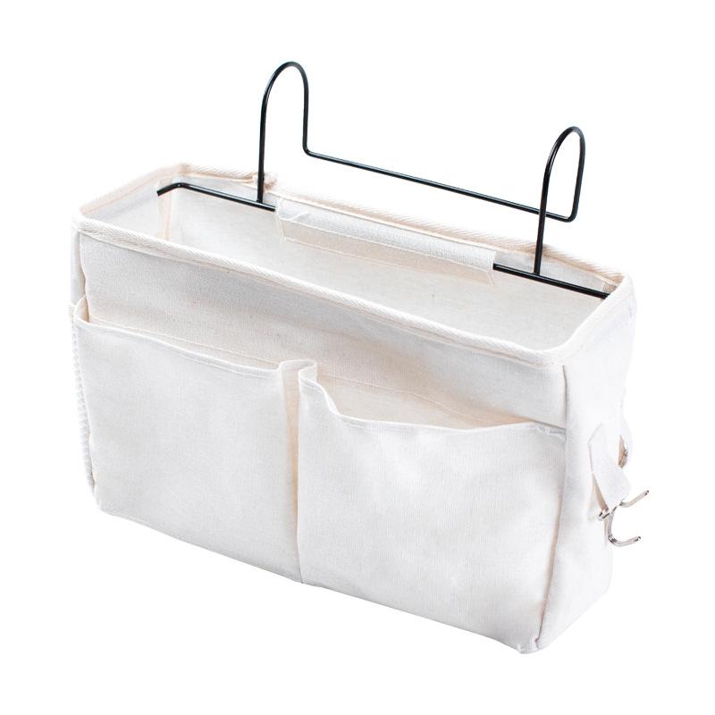 Bedside Hanging Storage Bag For Dorm Beds Phones And Small Essentials 1