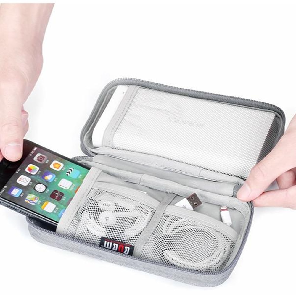 Travel Cable Organizer And Electronics Organizer Bag For Chargers USB Cables Earphones And Power Ba 3