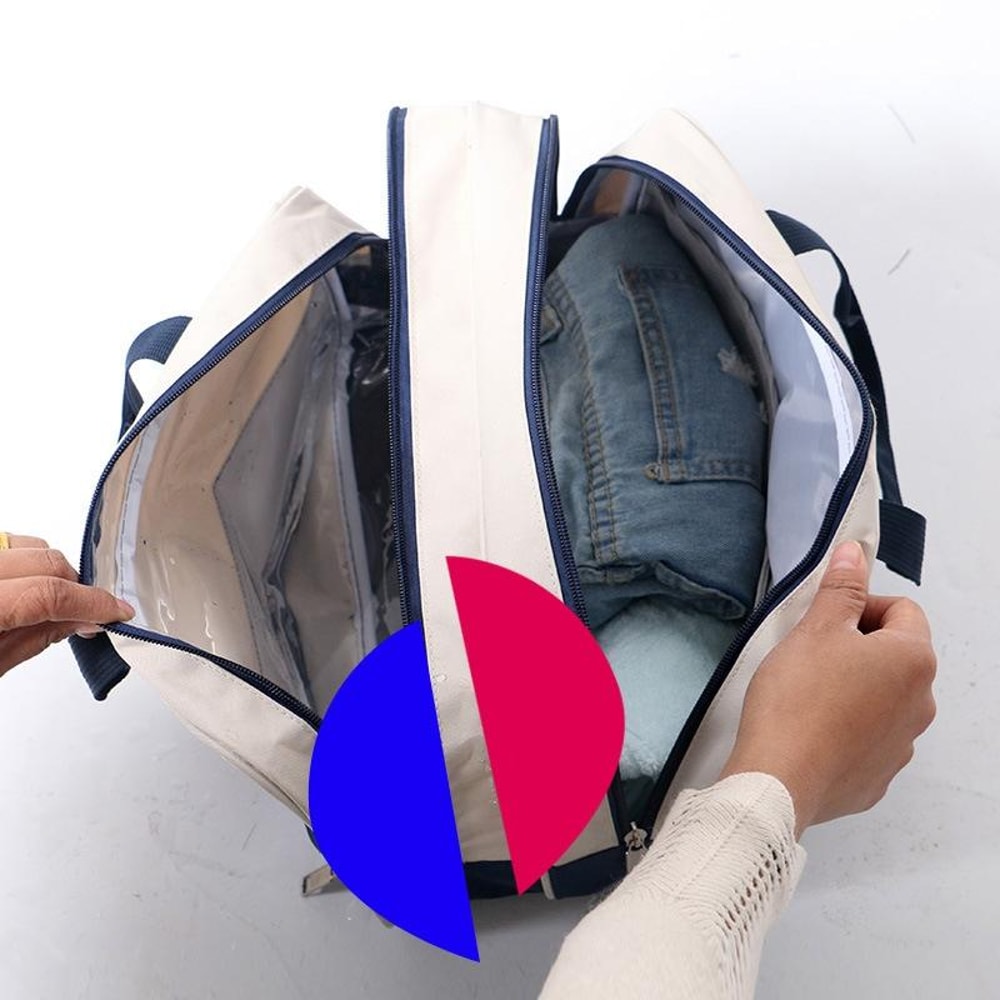 Large Capacity Oxford Wet Dry Travel Bag For Gym And Weekends 4