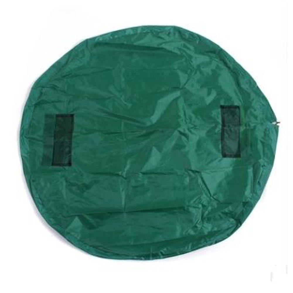 Portable Kids Toy Storage Bag 100cm Green Drawstring Play Mat Organizer 0