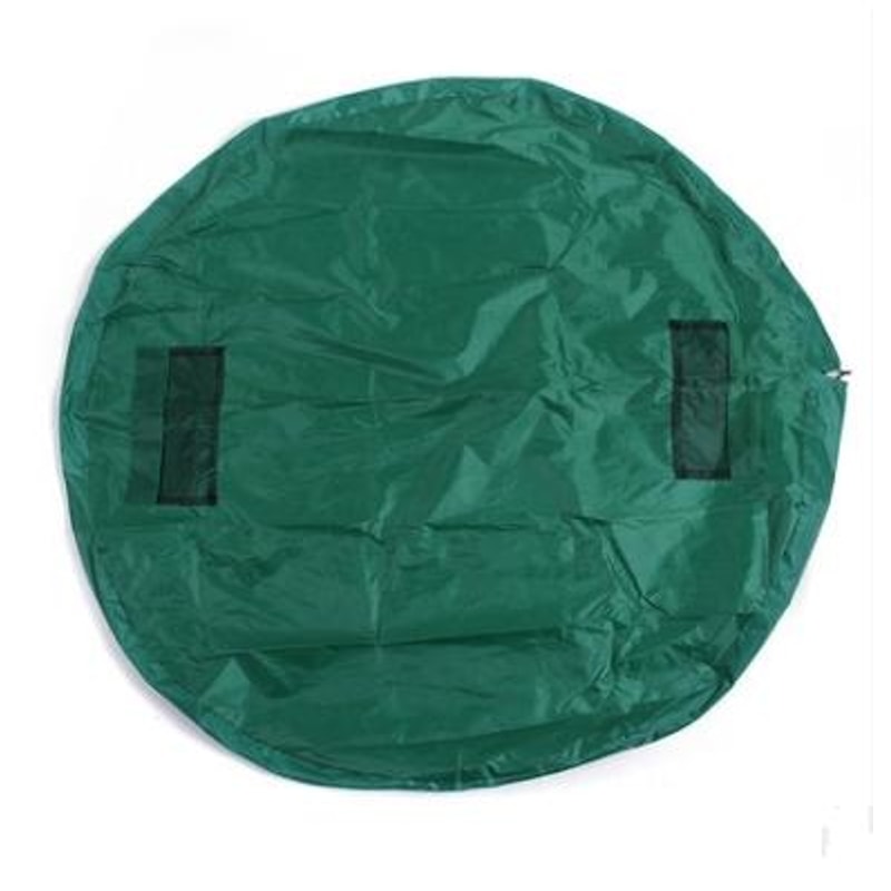 Portable Kids Toy Storage Bag 100cm Green Drawstring Play Mat Organizer 0