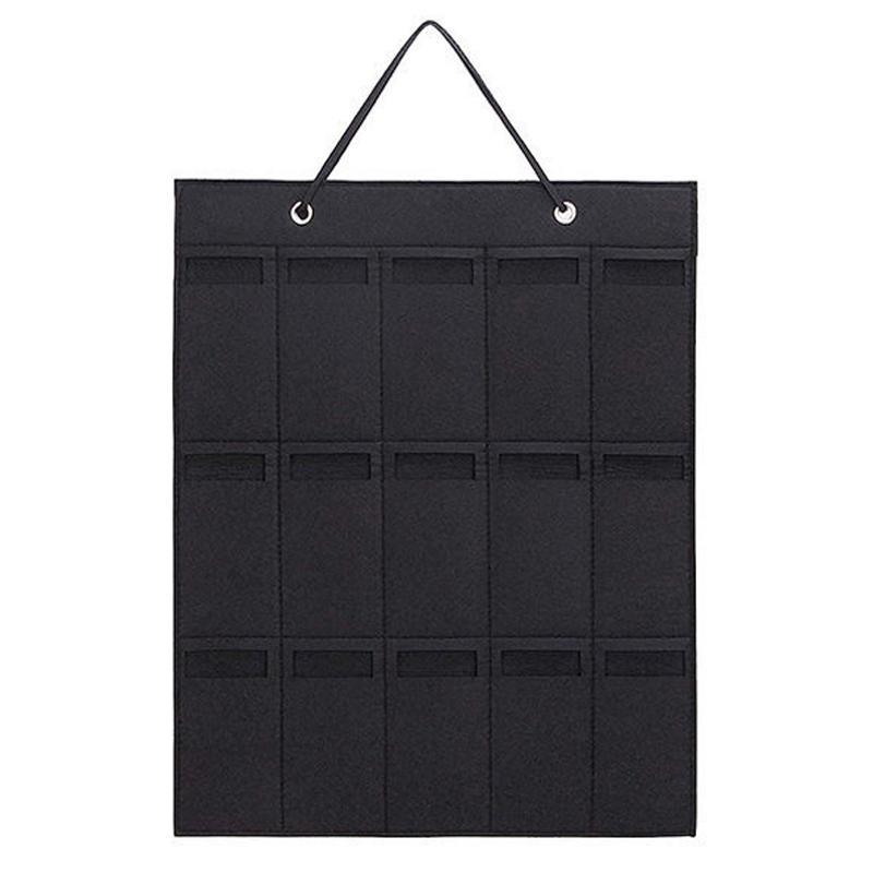 Felt Hanging Sunglasses Organizer 15 Slot Behind Door Eyeglasses Storage Bag 7
