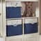 Linen Storage Basket Collapsible Fabric Cube Organizer