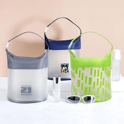 waterproof swimming bag and travel toiletry organizer
