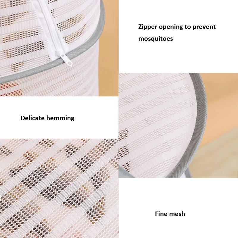 Foldable Drying Net Hanging Mesh Drying Rack For Fish Vegetables Herbs And Clothes 7