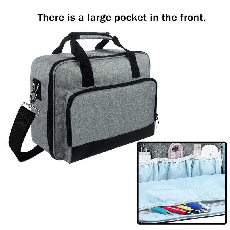 Portable Projector Carrying Case Crossbody Dustproof Storage Bag