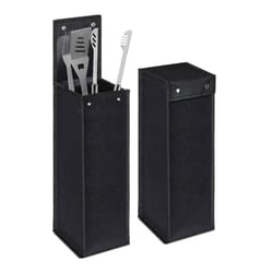 portable bbq tool storage bag oxford cloth foldable barbecue utensil organizer