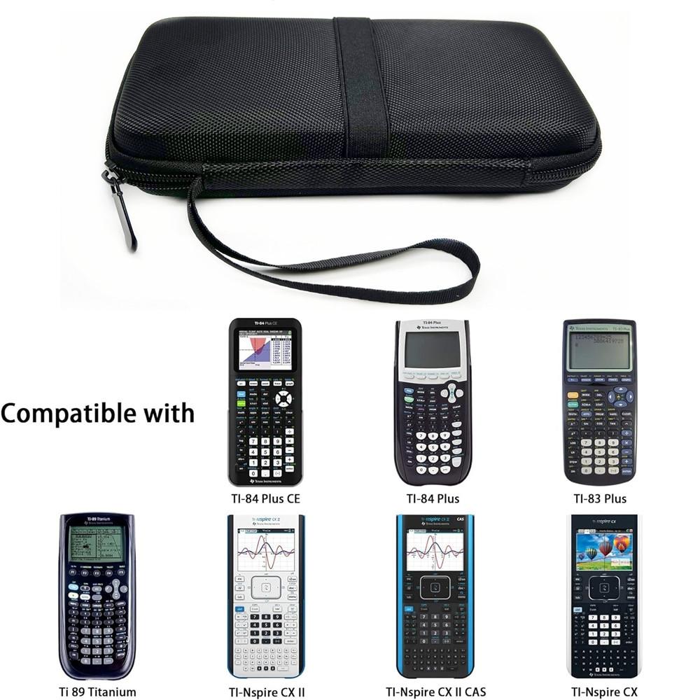 Texas Instruments Graphing Calculator Case with EVA Protection and Mesh Storage