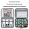 Lockable Stamp And Business License Organizer With Portable Document Storage 2