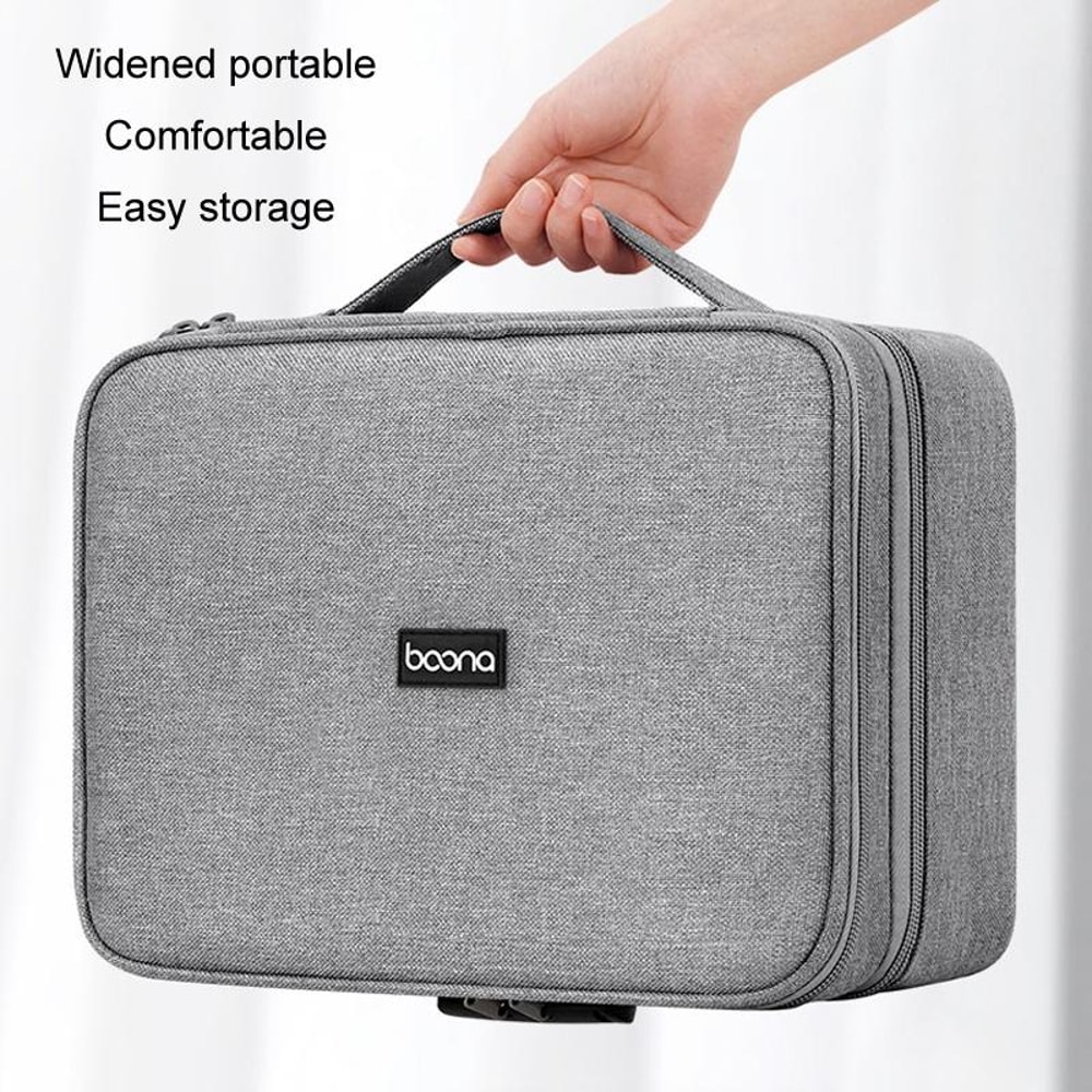 Lockable Stamp And Business License Organizer With Portable Document Storage 5